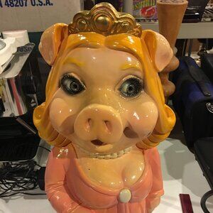 Miss Piggy Vintage Bank 1980